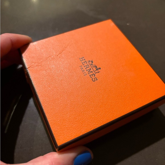 Hermes Men’s Brown Leather Belt Behalpi Bracelet with Silver Buckle - Picture 8 of 11